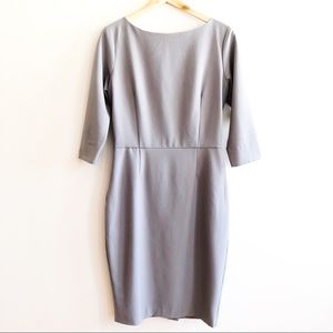 Beautiful dove gray sheath dress